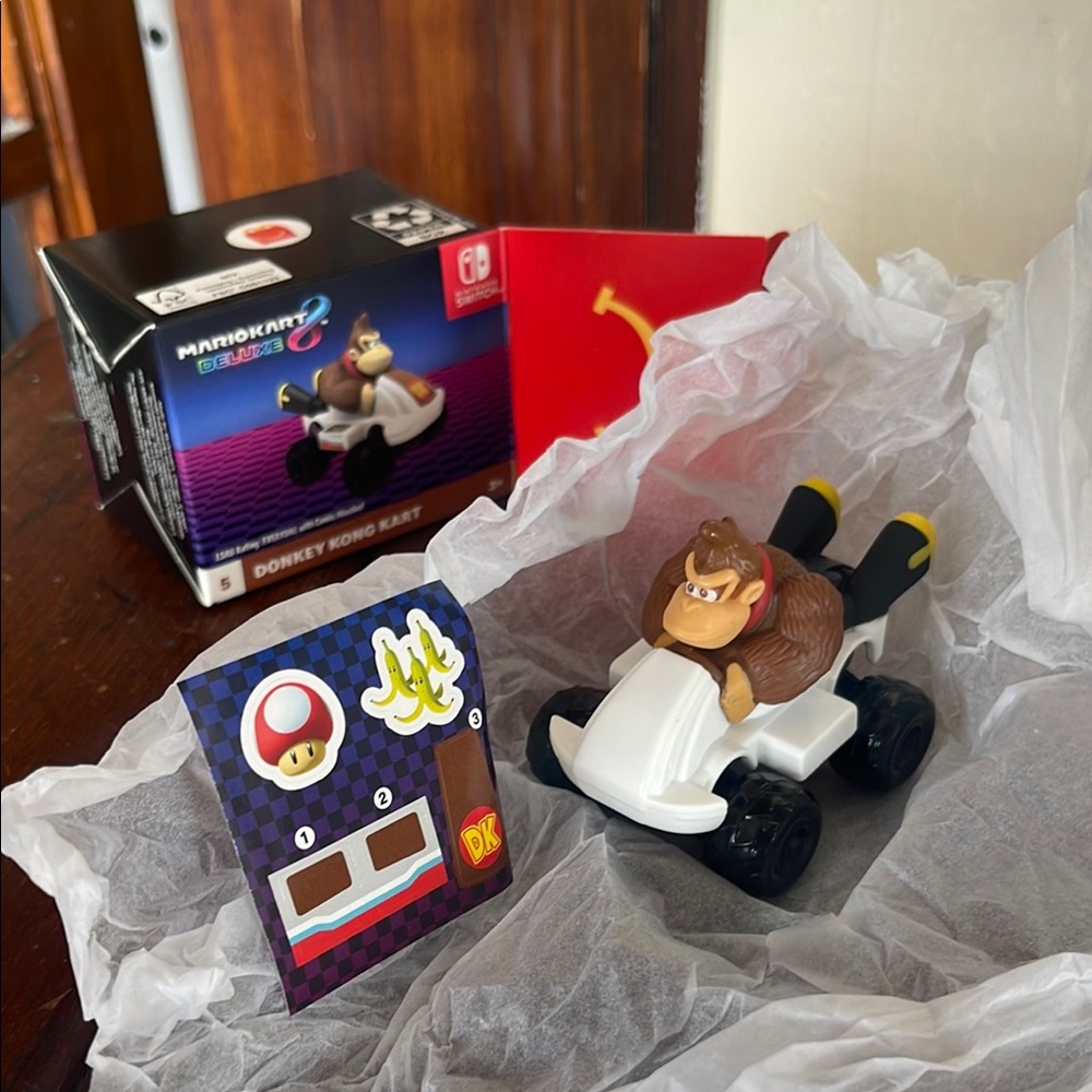 Donkey Kong Racer Toy 2024 McDonald’s Happy Meal Toy